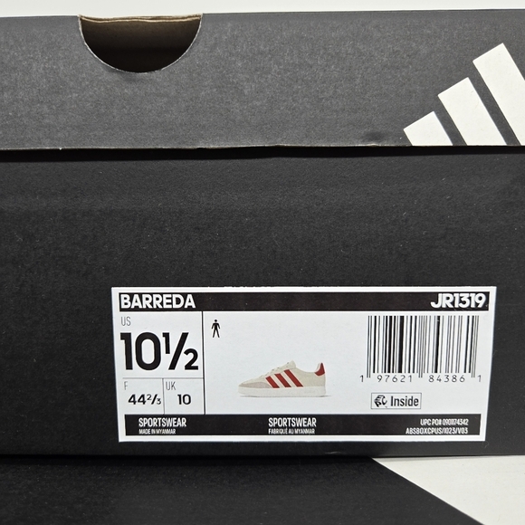 New Adidas Barreda Better Scarlet Wonder Beige JR1319 Men\'s Shoes Size 10.5 main image 8
